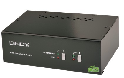 Switch KVM Pro 2 porte DVI Dual Head Dual Link Audio USB 2.0