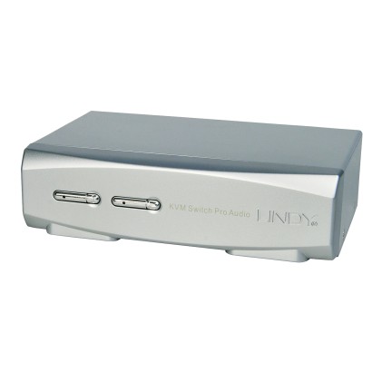 Switch KVM Pro DisplayPort 1.2, USB 2.0 & Audio, 2 Porte