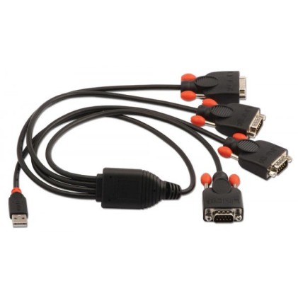 Convertitore USB / Seriale, 4 Porte (RS232)