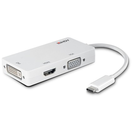 Converter USB 3.1 Tipo C a HDMI, DVI o VGA