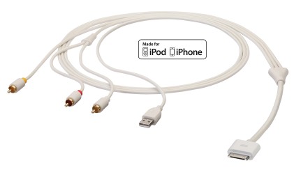 Cavo AV e ricarica per iPhone e iPod, 1,5m