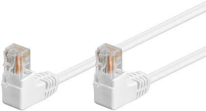 CAVO RETE UTP CAT.5E CONNETTORI RJ45 A 90 GRADI MT 2