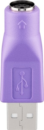 Adattatore Usb Maschio - Ps2 Femmina Per Tastiera (solo predisposte per USB)