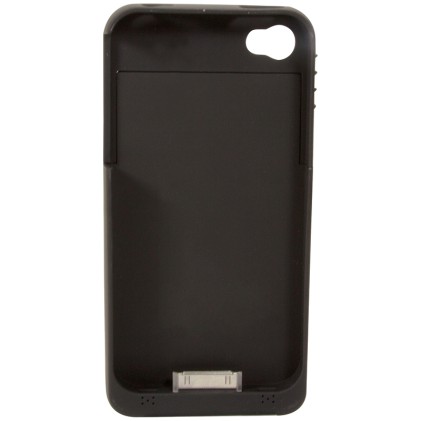 COVER CON BATTERIA INCORPORATA PER IPHONE4 E 4S COLORE NERO