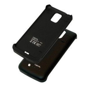 COVER CON BATTERIA INCORPORATA PER SAMSUNG S5 COLORE NERO