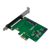SCHEDA PCI-EXPRESS 1x mSATA SSD + 1x SATA HDD