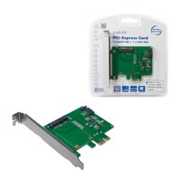 SCHEDA PCI-EXPRESS 1x mSATA SSD + 1x SATA HDD