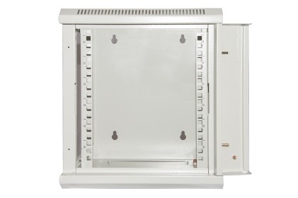 Armadio Rack 10&#34; 6 Unita&#39; In Acciaio Colore Grigio Con Fianchi Apribili