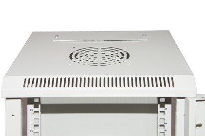 Armadio Rack 10&#34; 6 Unita&#39; In Acciaio Colore Grigio Con Fianchi Apribili