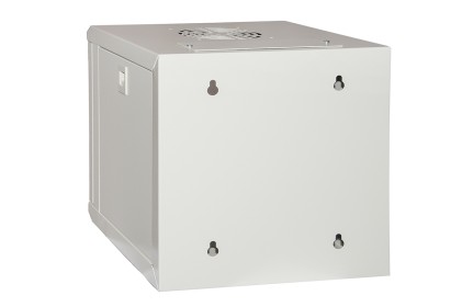 Armadio Rack 10&#34; 6 Unita&#39; In Acciaio Colore Grigio Con Fianchi Apribili