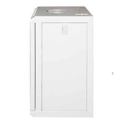 Armadio Rack 10&#34; 9 Unita&#39; In Acciaio Colore Grigio Con Fianchi Apribili