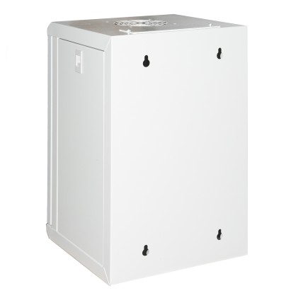 Armadio Rack 10&#34; 9 Unita&#39; In Acciaio Colore Grigio Con Fianchi Apribili