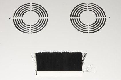 Armadio Rack 19" Disassemblato 9 Unità Da Muro Per Reti (A)460 X (L)540 X (P) 400 Mm Colore Grigio Porta Vetro