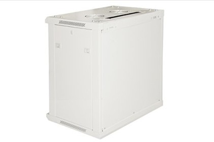 ARMADIO RACK 19" 9 UNITA  DA MURO A) 500 x (L) 600 x (P) 450 GRIGIO DISASSEMBLATO