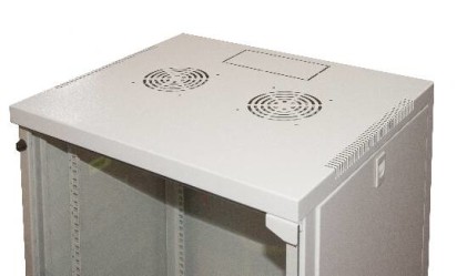 Armadio Rack 19&#34; 9 Unita&#39; Da Muro Per Reti (A)485 X (L)540 X (P) 450 Mm Colore Grigio Porta Vetro