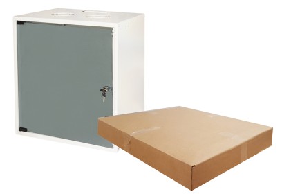 Armadio A Muro 19" 12 Unità, 595*540*400Mm Grigio Disassemblato