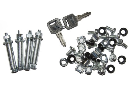 Armadio Rack 19&#34; 18 Unita&#39; Da Muro (A)900 (L)600 X Profondita&#39; 600 Mm. Colore Nero Porta Vetro