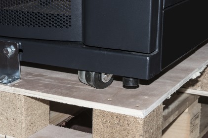 Armadio Rack 19" 24U Larghezza 800 Profondita  800 Altezza 1191 Colore Nero Porte Traforate Fianchi Apribili