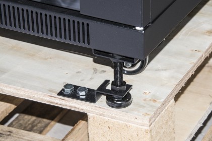 Armadio Rack 19" Per Reti 32U (A)1610, (L)600, (P)600 Colore Nero Porta Vetro