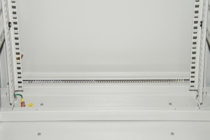 Armadio Rack 19" 42U (A)2055, (L)600, (P)600 Colore Grigio Porta Vetro