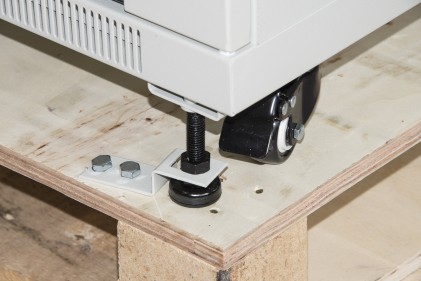 Armadio Rack 19" 42U (A)2055, (L)600, (P)600 Colore Grigio Porta Vetro