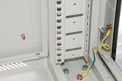 Armadio Rack 19" 42U (A)2055, (L)600, (P)600 Colore Grigio Porta Vetro