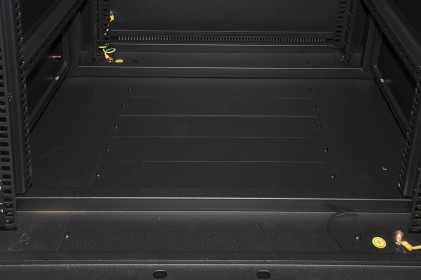 Armadio Rack 19&#34; 42U (A)2055, (L)600, (P)600 Colore Nero Disassemblato Porta Vetro