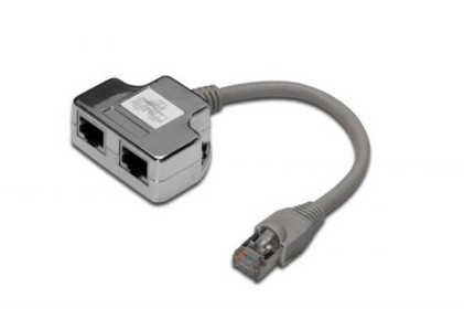 Sdoppiatore Rj45 Cat5 Per 2 Linee 