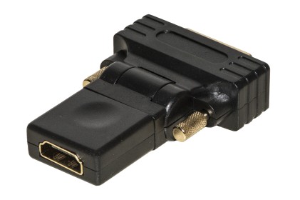 Adattatore Bidirezionale Dvi 24+1 Maschio - Hdmi<Sup>&reg;</Sup> Femmina Inclinabile E Routabile