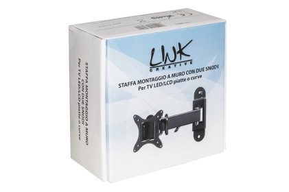 Staffa Tv/Monitor 13"/37" Vesa Bk Max15Kg/100*100/Snodo