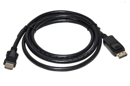 Cavo Displayport 1.2 - Hdmi<Sup>®</Sup> 1.4  4Kx2K 30 Hz Contatti Dorati Mt 1