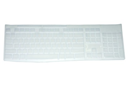 Copritastiera 105 Tasti  Lavabile Trasparente In Silicone Per Tastiera 105 Tasti