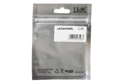 Cavo Interno Sata Iii Cm 50 Connettore 90° Con Clip Bloccaggio In Metallo