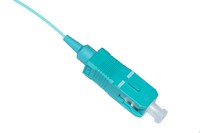 CONFEZIONE 10 CAVI PIGTAIL FIBRA OTTICA OM3 CONNETTORE SC CM 50