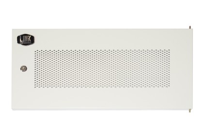 PORTA METALLO TRAFORATA CON SERRATURA PER ARMADIO LINK 6U LK1907UGF GRIGIO