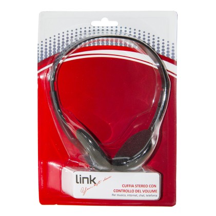 Cuffia Audio Stereo Colore Nero