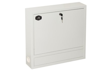 Armadio A Muro Per Laptop Con Chiusura A Chiave Colore Grigio Con Pistoni