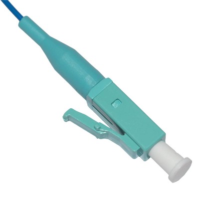 SET 12 CAVI PIGTAIL FIBRA OTTICA COLORATI CONNETTORI LC OM3 SIMPLEX 1 MT