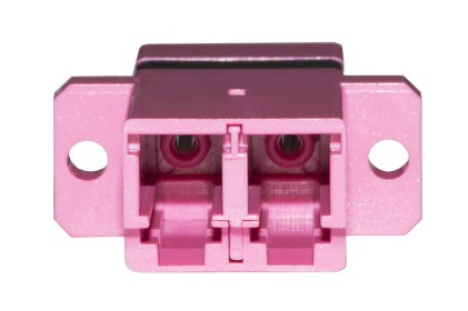 ADATTATORE FIBRA OTTICA LC/LC MULTIMODE DUPLEX OM4