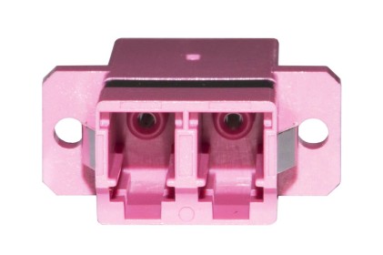 ADATTATORE FIBRA OTTICA LC/LC MULTIMODE DUPLEX OM4