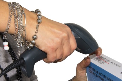 Lettore Codici A Barre Per Codici 1D E 2D (Qr Fattura Elettronica) Con Cavo Usb