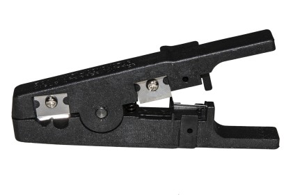 Set Attrezzi  In Astuccio Con Pinza Per Connettori 4, 6, 8 Poli, Spelafili, Tester, Cassettina Con Plug 6 E 8 Poli, Inseritore Keystone E Tester Cavi Di Rete