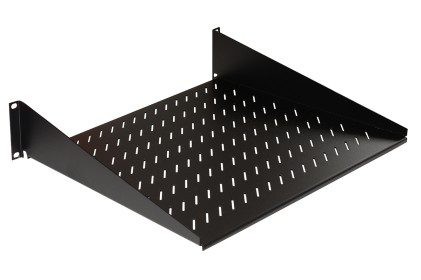 Ripiano Per Armadio 19&#34; 2 Unita&#39; Profondita&#39; 400 Mm. (Universale) Colore Nero