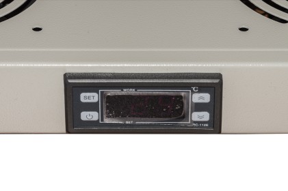 Modulo 2 Ventole Raffreddamento Con Display Grigio