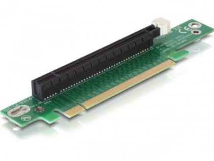 RISER CARD PCI-EXPRESS X16 ANGOLATO 90&Acirc;&deg; INSERIMENTO A SINISTRA