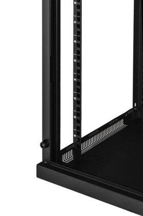 Armadio Rack 19" 9 Unita' Da Muro Per Reti (A)485 X (L)540 X (P) 450 Mm Colore Nero Porta Vetro