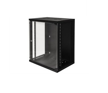 ARMADIO 15 UNITA  DA MURO PER RETI (A)750 X (L)540 X (P) 450 MM COLORE NERO