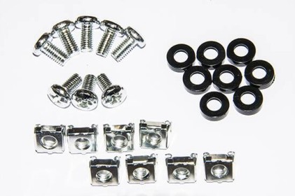 Ripiano Universale Per Armadio Rack Estraibile Su Binari Telescopici 1 Unita&#39; Nero 350Mm.