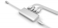 Hub Lmp Usb-C A Hdmi-Usb-Usb-C Silv Er 5 Porte