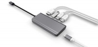 Hub Lmp Usb-C A Hdmi-Usb-Usb-C Spac E Gray  5 Porte